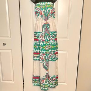 NWT pink owl apparel Maxi dress size L